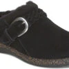 Aetrex Women's Libby Fleece -Shoes Sales Store aetrex womens libby fleece black dm240w 58454.1714758990