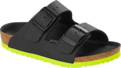 Birkenstock Children's Arizona -Shoes Sales Store birkenstock childrens arizona desert soil black lime birko flor 1022369 65260.1686246144