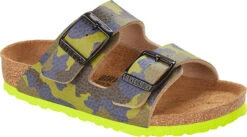 Birkenstock Children's Arizona -Shoes Sales Store birkenstock childrens arizona desert soil lime aqua birko flor 1022099 42093.1686246145