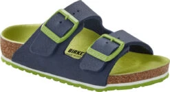Birkenstock Children's Arizona -Shoes Sales Store birkenstock childrens arizona desert soil vibrant blue birko flor 1015648 64931.1686246145
