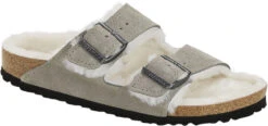 Birkenstock Arizona Shearling Lined -Shoes Sales Store birkenstock unisex arizona shearling lined stone coin natural suede 1017403 90980.1645837499