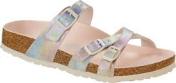 Birkenstock Women's Franca Vegan -Shoes Sales Store birkenstock womens franca vegan iridescent light rose microfiber 1021292 54777.1686261938