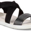 ECCO Women's Damara Crisscross Sandal -Shoes Sales Store ecco womens damara crisscross sandal black 24827351052 28363.1520024183