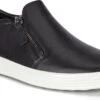 ECCO Women's Soft 7 Slip-on Side Zip Sneaker -Shoes Sales Store ecco womens soft 7 slip on side zip sneaker black 47017301001 62895.1603836550