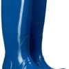 Hunter Women's Original Tall Gloss Rain Boot -Shoes Sales Store hunter womens original tall gloss azure wft1000rgl azu 76235.1536967724