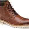 Johnston & Murphy Barrett Cap Toe Boot -Shoes Sales Store johnston murphy mens barrett cap toe boot cognac full grain 20 2002 38542.1635966301.600.600