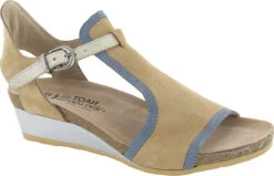 Naot Fiona -Shoes Sales Store naot womens fiona nude nubuck feathery blue nubuck gold leather 5042 sgi 33419.1624506006