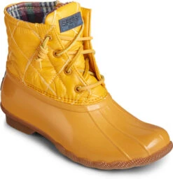 Sperry Women's Saltwater Quilted Nylon -Shoes Sales Store sperry womens saltwater quilted nylon mastard sts85532 22340.1605548912