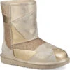 UGG Kids Classic Short II Patchwork -Shoes Sales Store ugg childrens kids classic short ii patchwork gold 1096431k gold 41844.1541458227
