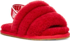 UGG Toddlers Fluff Yeah Slide -Shoes Sales Store ugg toddlers fluff yeah slide ribbon red 1098579t rbrd 86525.1651776272