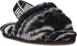 UGG Toddlers Fluff Yeah Slide Zebra