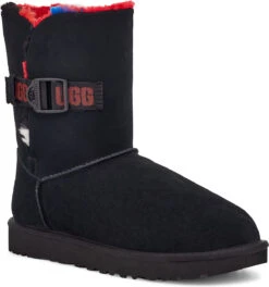 UGG Women's Bailey Buckle Cali Collage 6 UGG Women's Bailey Buckle Cali Collage -Shoes Sales Store ugg womens bailey buckle cali collage black red 1122720 bckr 37511.1611610212