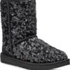 UGG Women's Classic Short Chunky Sequin -Shoes Sales Store ugg womens classic short chunky sequin black 1130650 blk 06891.1666877464