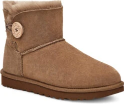 UGG Women's Mini Bailey Button II -Shoes Sales Store ugg womens mini bailey button 2 hickory 1016422 hck 20204.1631549679